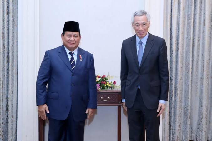 Menteri Nasional Singapura ,sambangi Pak Prabowo, Bahas Apa ?