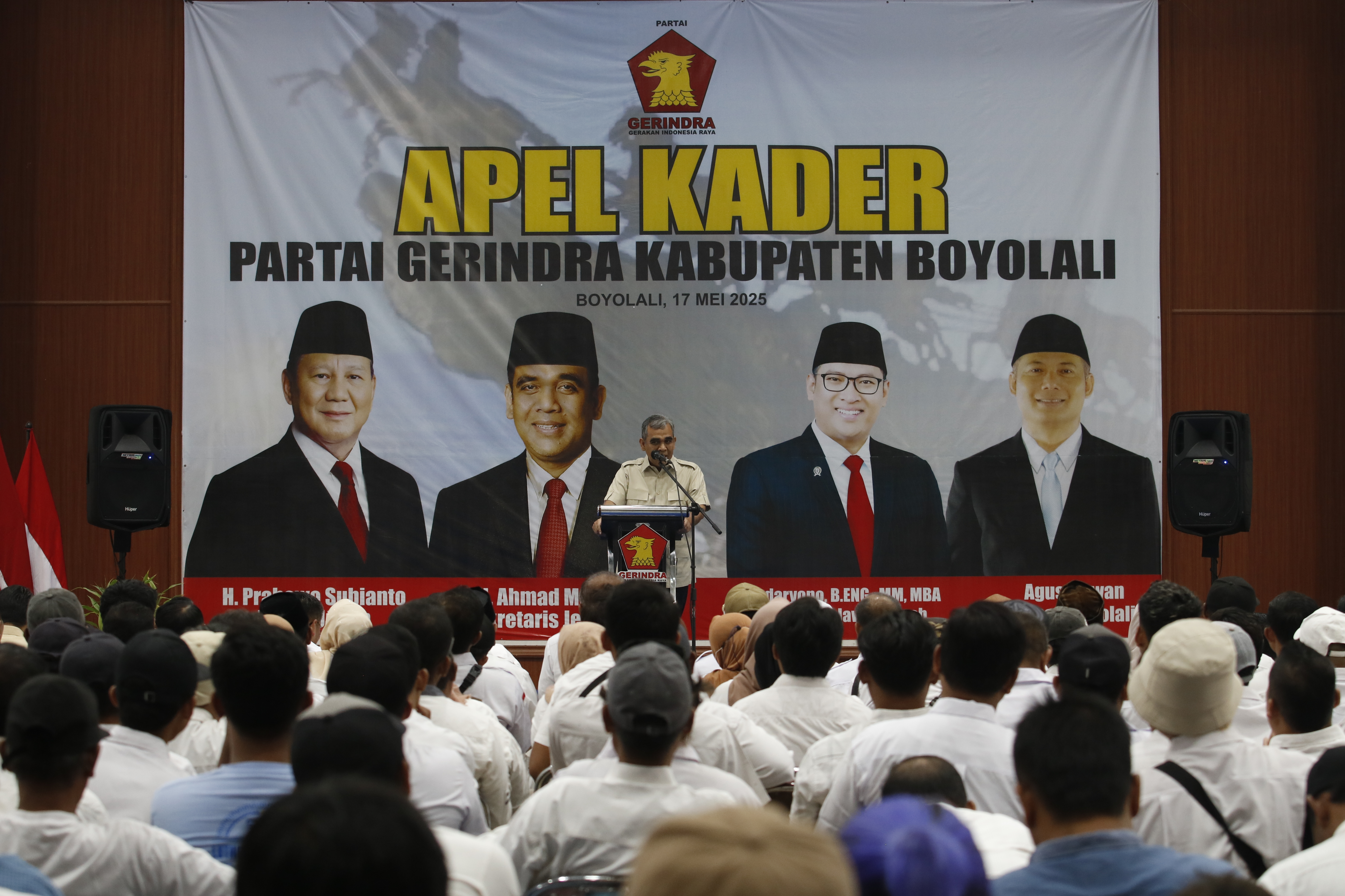 Apel Kader Gerindra Boyolali, Ahmad Muzani Ajak Kader Perkuat Kepercayaan Rakyat untuk Mendukung Prabowo