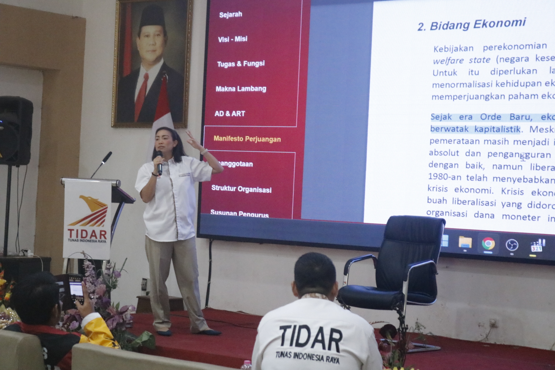 Buka Rakerda PD TIDAR Jateng Rahayu Saraswati : TIDAR sebagai Kawah Candradimuka untuk Milenial dan Gen-Z