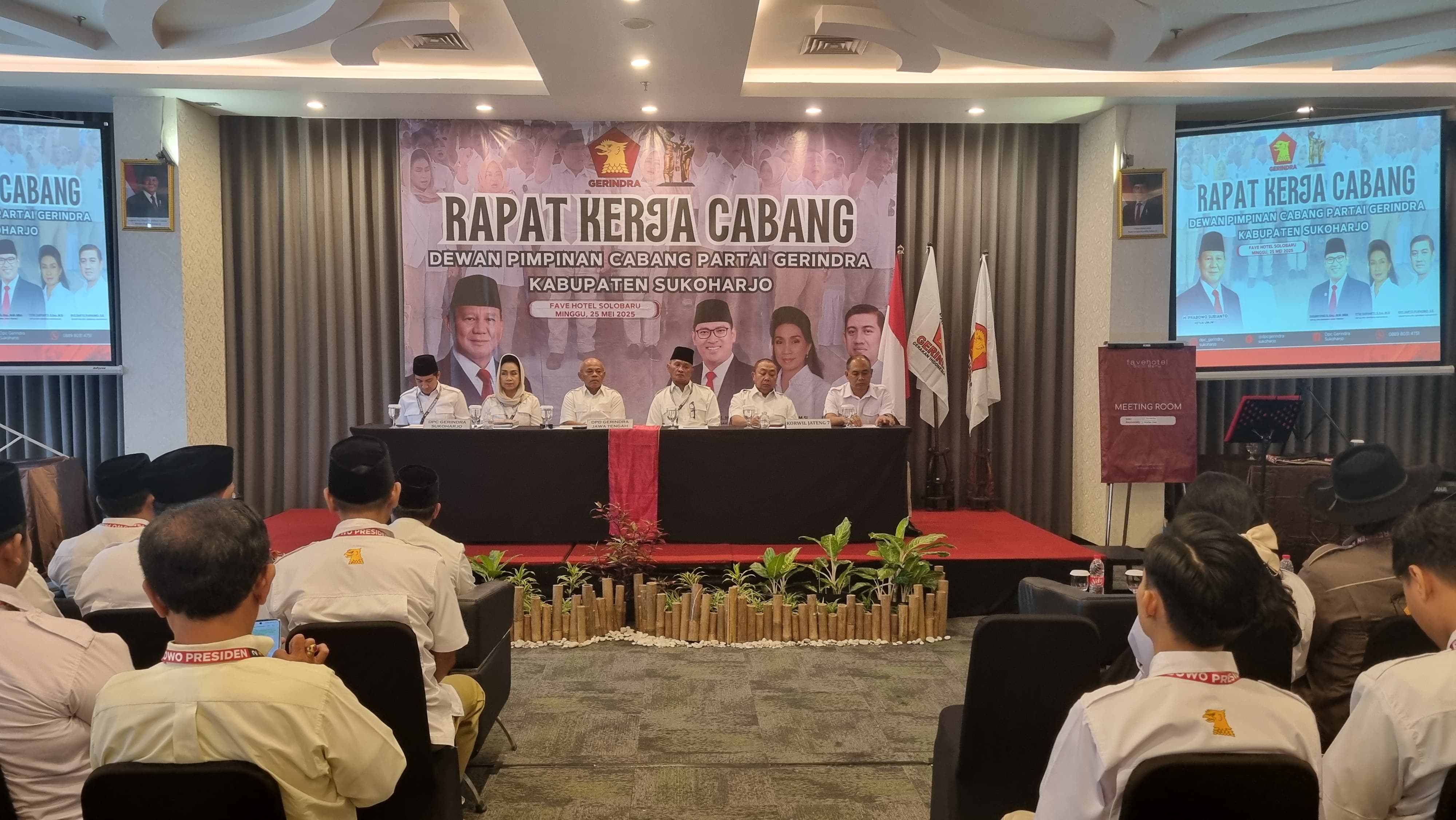 Gelar Rakercab, DPC Gerindra Sukoharjo Target Menangi Pemilu 2029