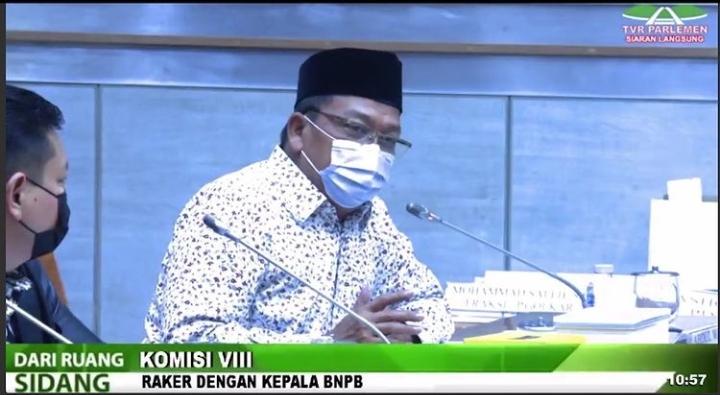 Rapat Kerja Bersama Kepala BNPB, Abdul Wachid: Kabupaten Kudus Perlu Mendapat Perhatian Khusus dan Penanganan yang Maksimal Sesegera Mungkin