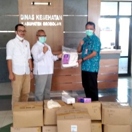 Penyerahan Baju APD Dinas Kesehatan Kab. Grobogan